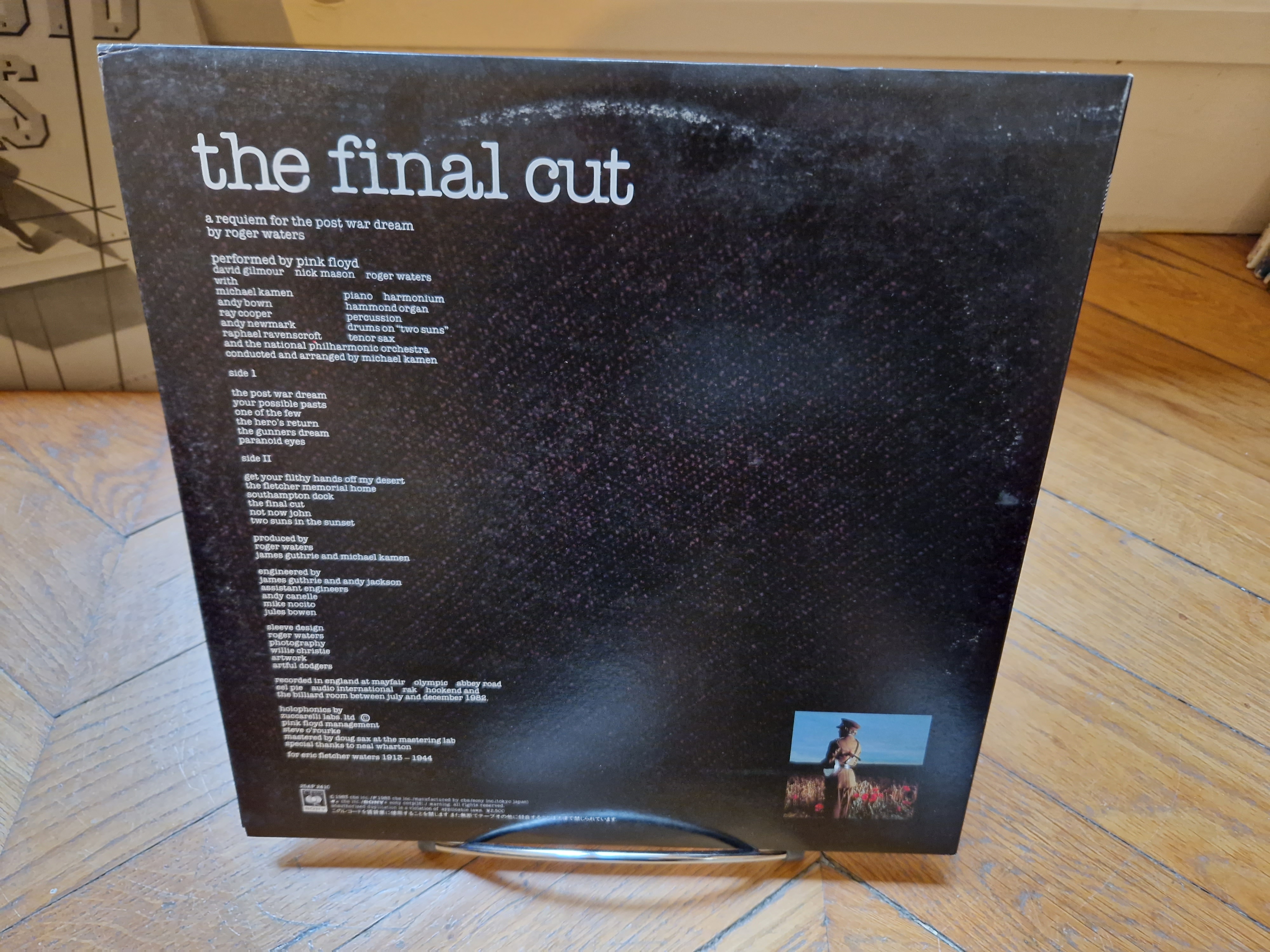 The Final Cut Pink Floyd Rock Vinyl LP + OBI 25AP 2410 Album Gatefold