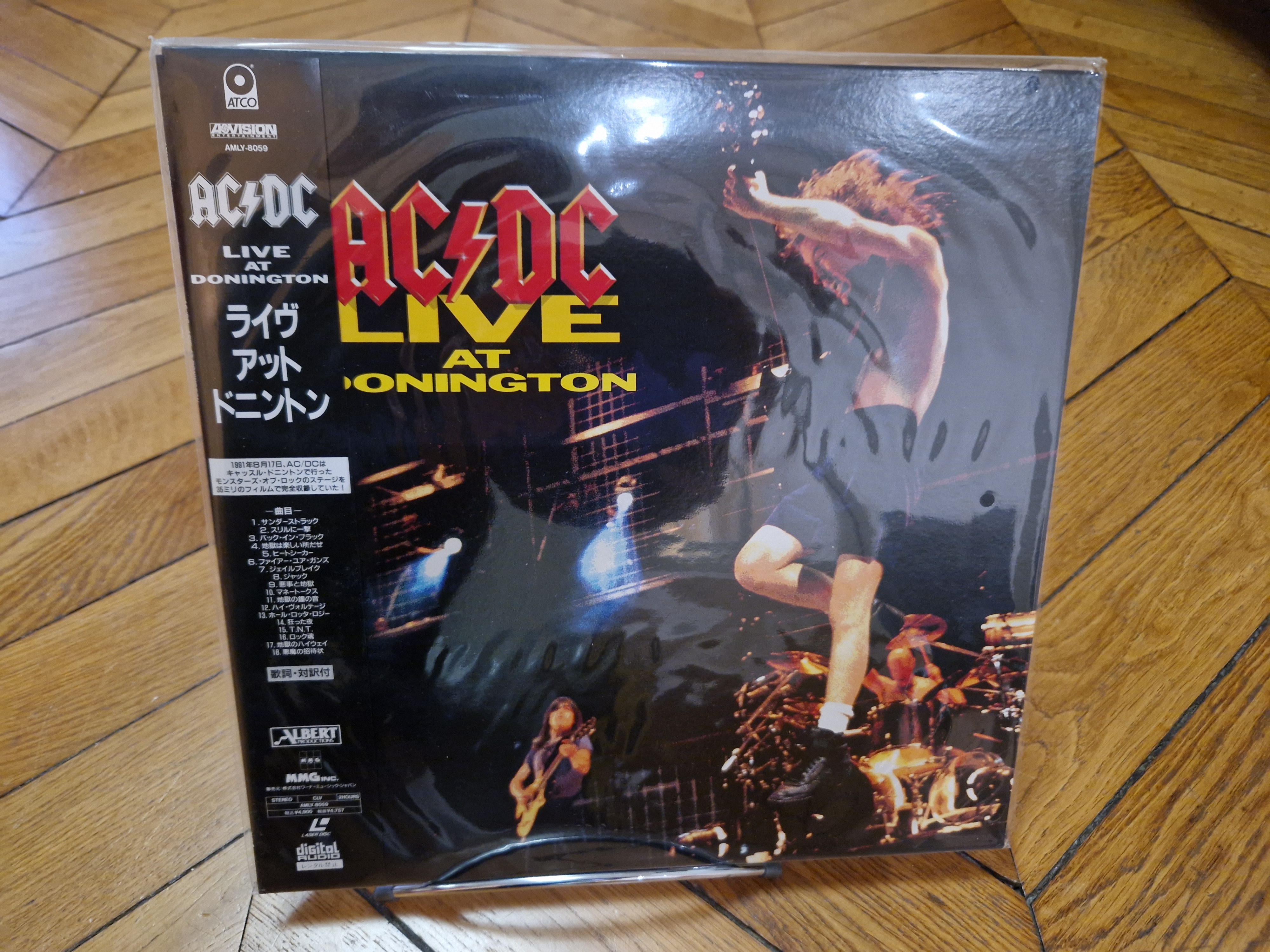 AC/DC: Live at Donington The 1991 Laserdisc LD NTSC Japan apan OBI AMLY-8059 - Picture 1 of 1