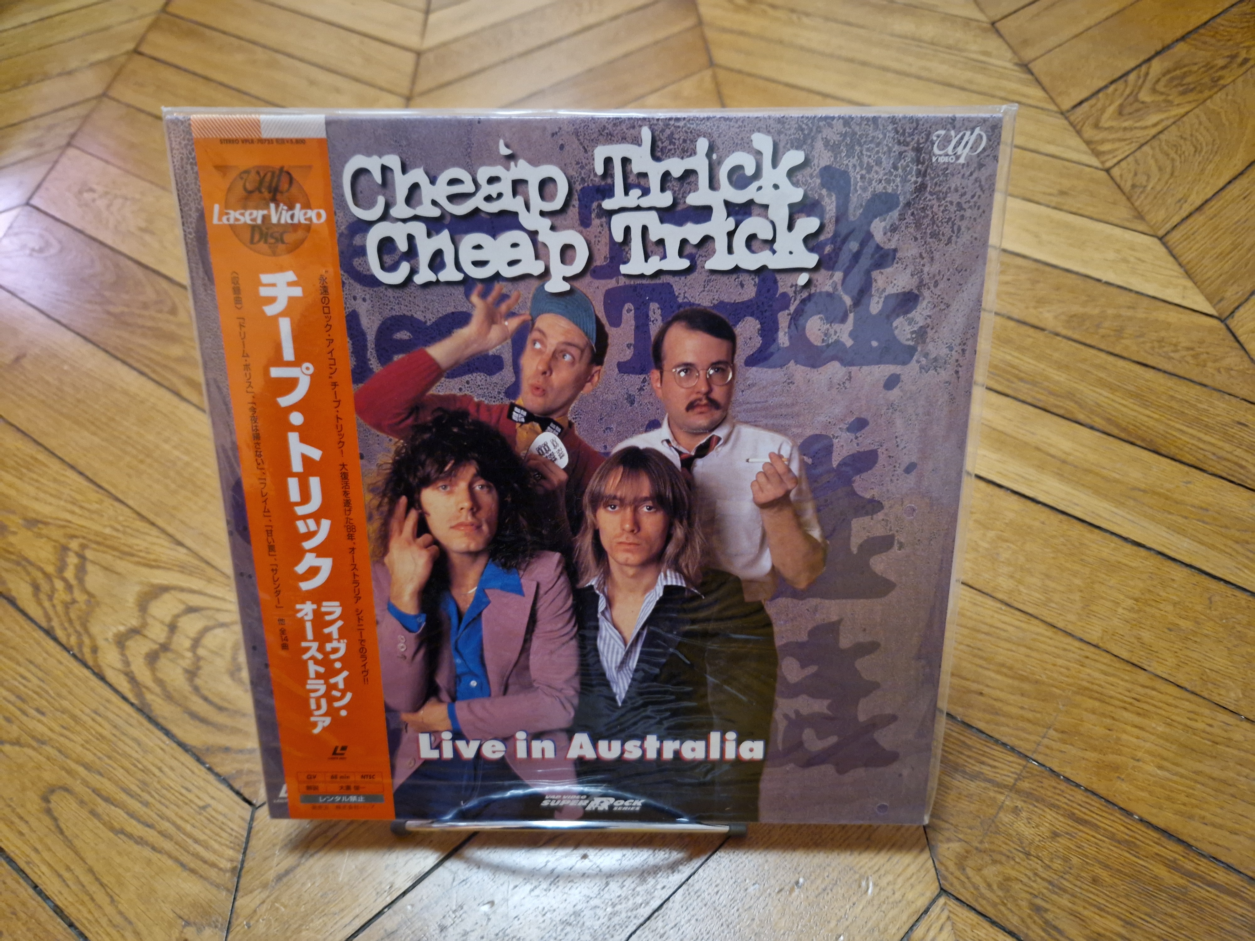 Cheap Trick: Live in Australia The 1988 Laserdisc LD NTSC Japan OBI VPLR-70725 - 第 1/1 張圖片