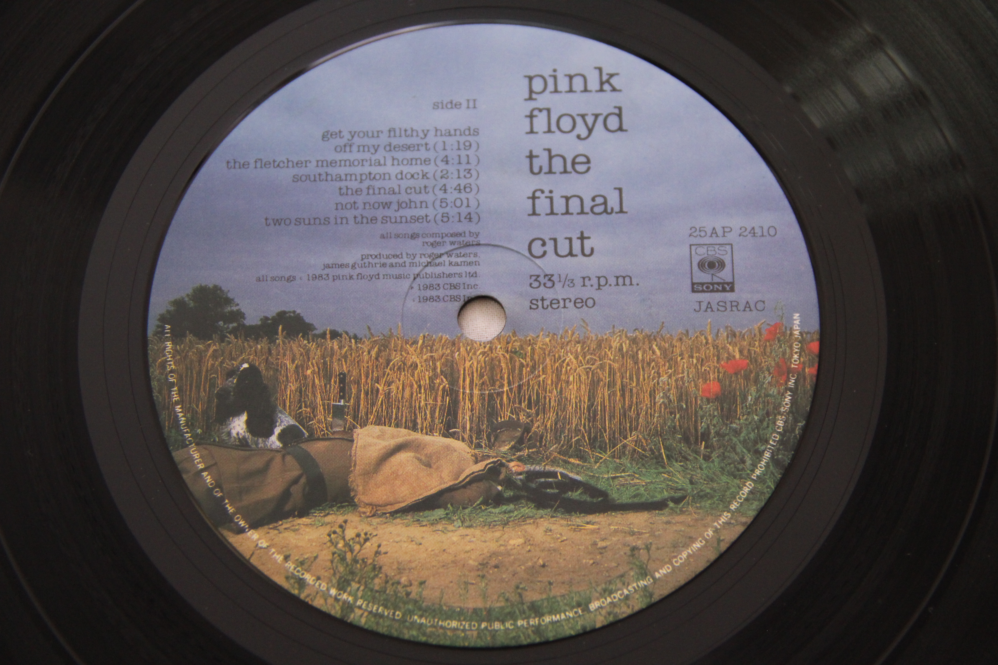 The Final Cut Pink Floyd Rock Vinyl LP + OBI 25AP 2410 Album Gatefold –  Laserdisc World