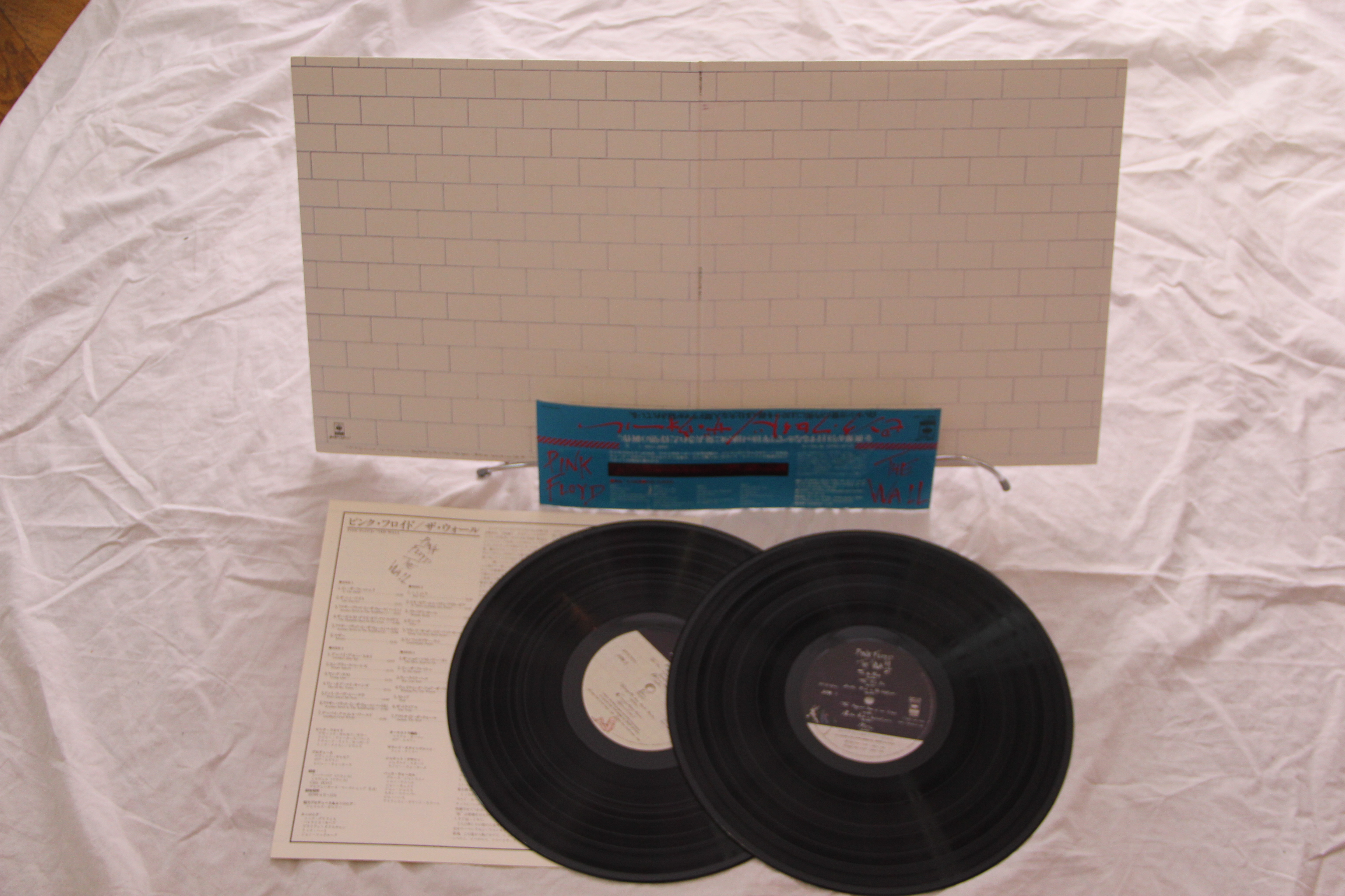 The Wall Pink Floyd Rock 2 Vinyl LP + OBI 40AP 1750~1 Album